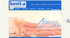 Desktop Screenshot of pinturaslumika.com